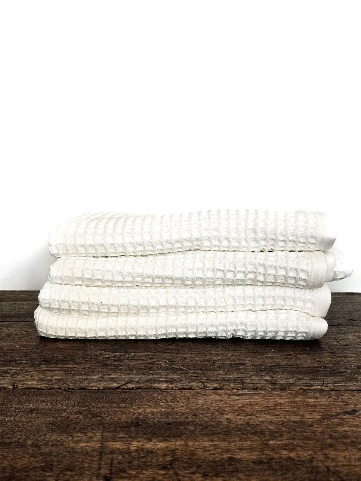 Linge de maison _ Serviette de bain _ Blanc gaufré