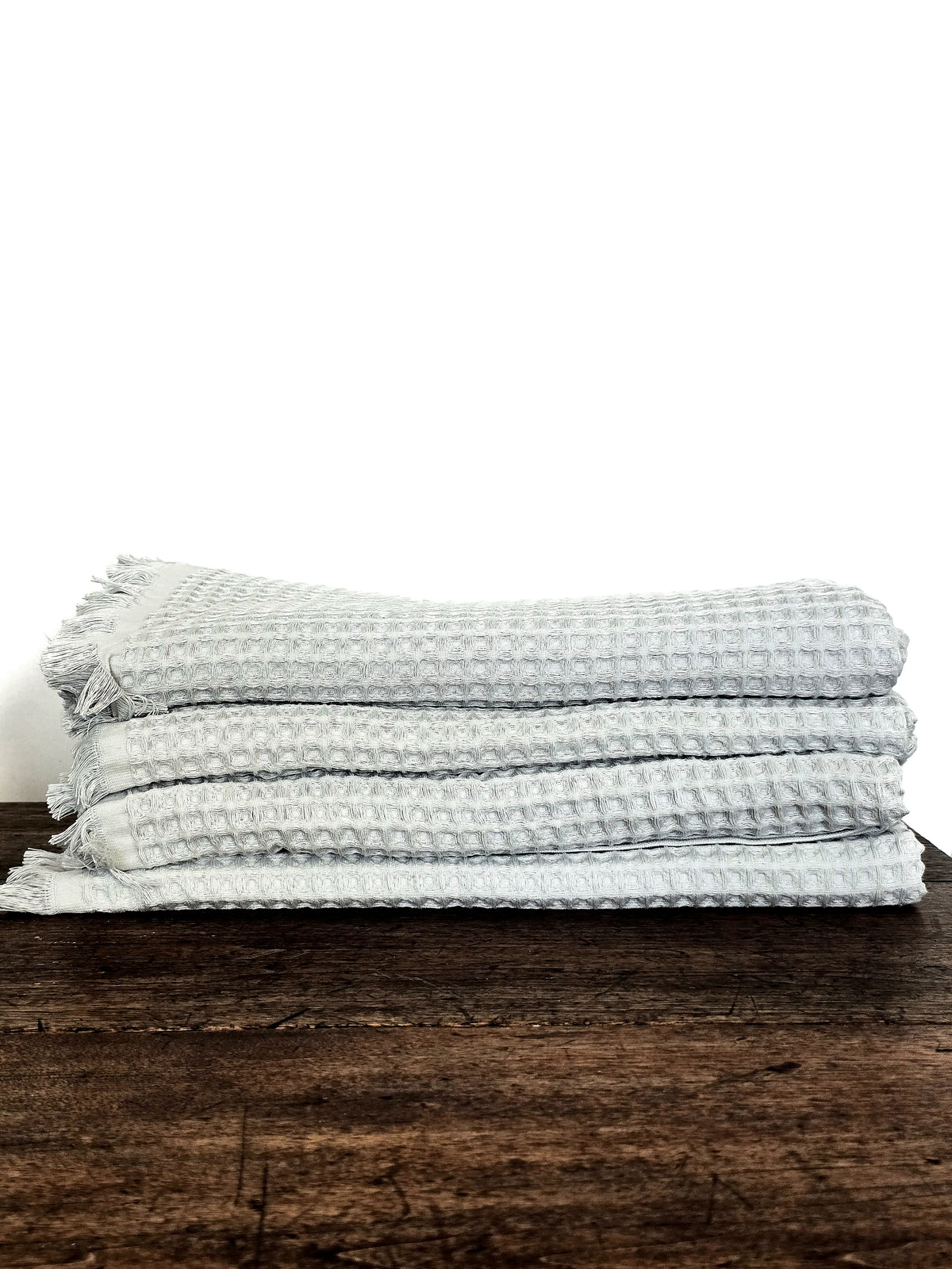 Linge de maison _ Serviette de bain _ Gris gaufré