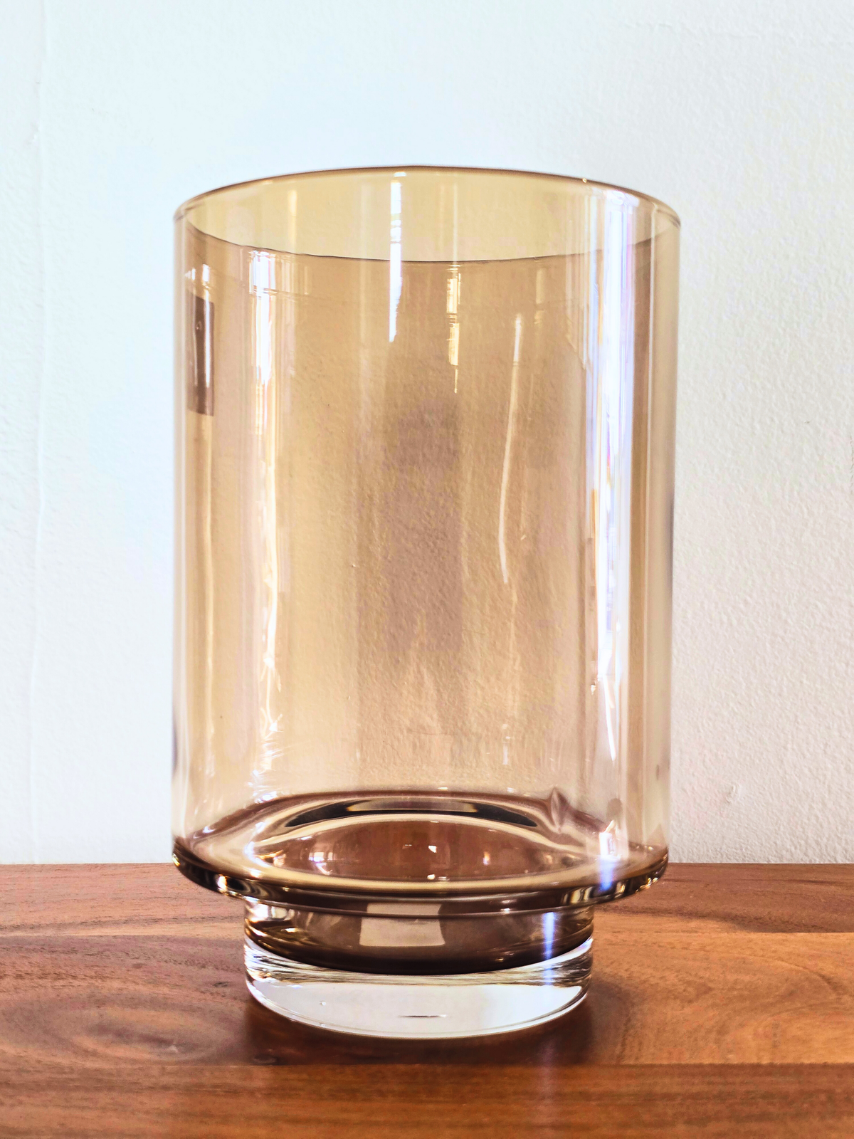 Accessoires _ Vase de verre marron