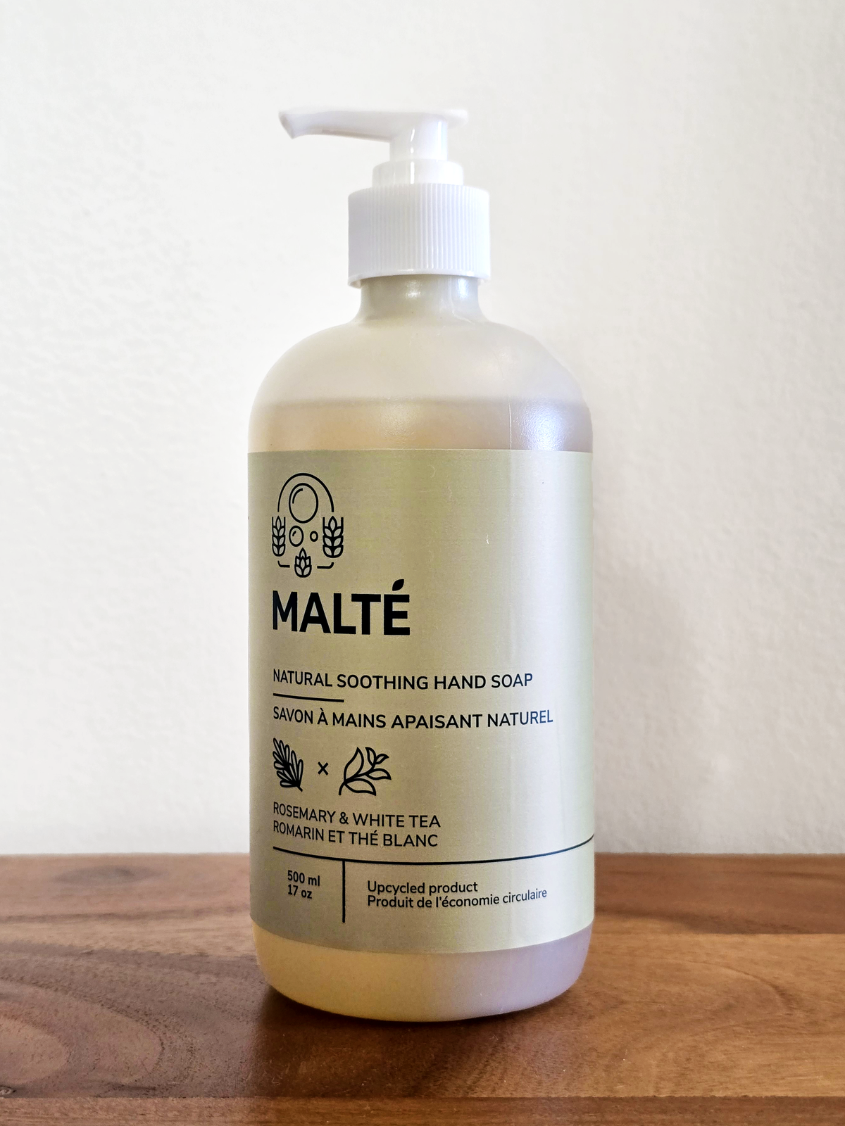 Body _ Malté _ Pump Soap _ Rosemary and White Tea