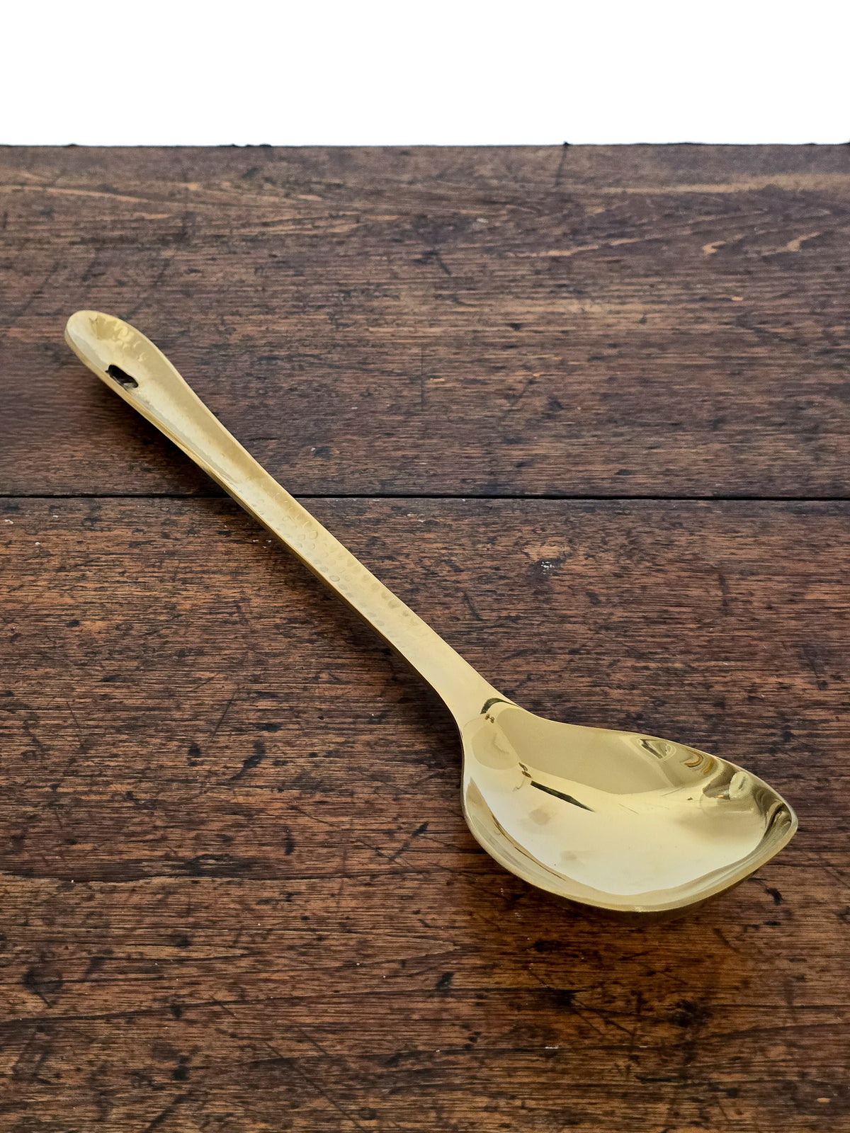 Vaisselle _ Ustensiles _ Grande cuillère dorée