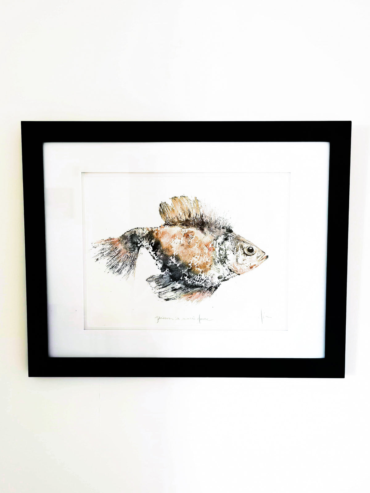 Art _ Diane Auger _ Poisson à marée douce