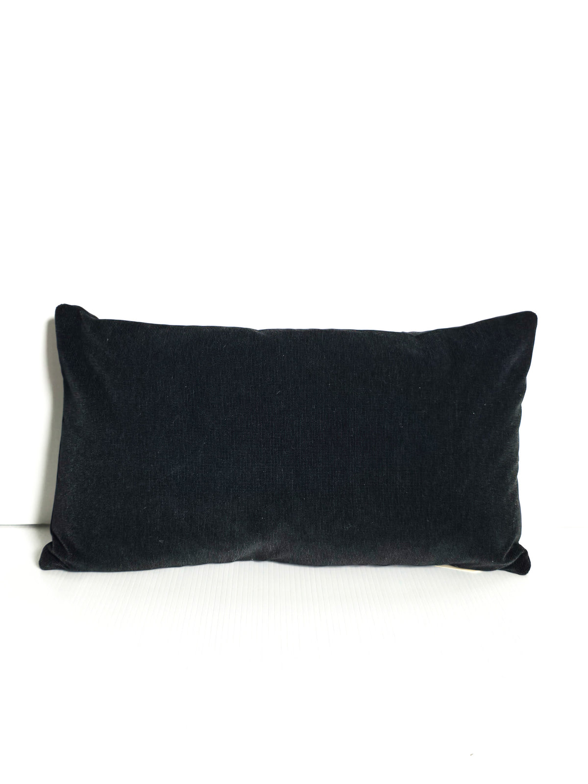 Greece cushion - Beautiful black velvet - 12 x 20