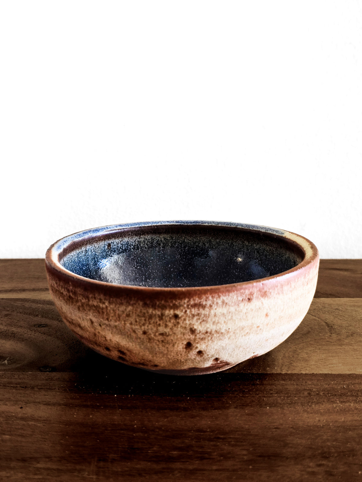 Accessoires _ Bol vintage bleu et brun