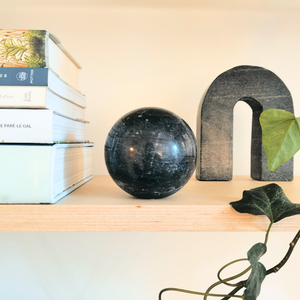Accessories _ Black marble ball