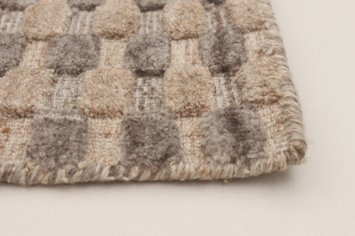 Tapis _ Beau Gabbeh Blé-Gris (5,7 x 7,6)