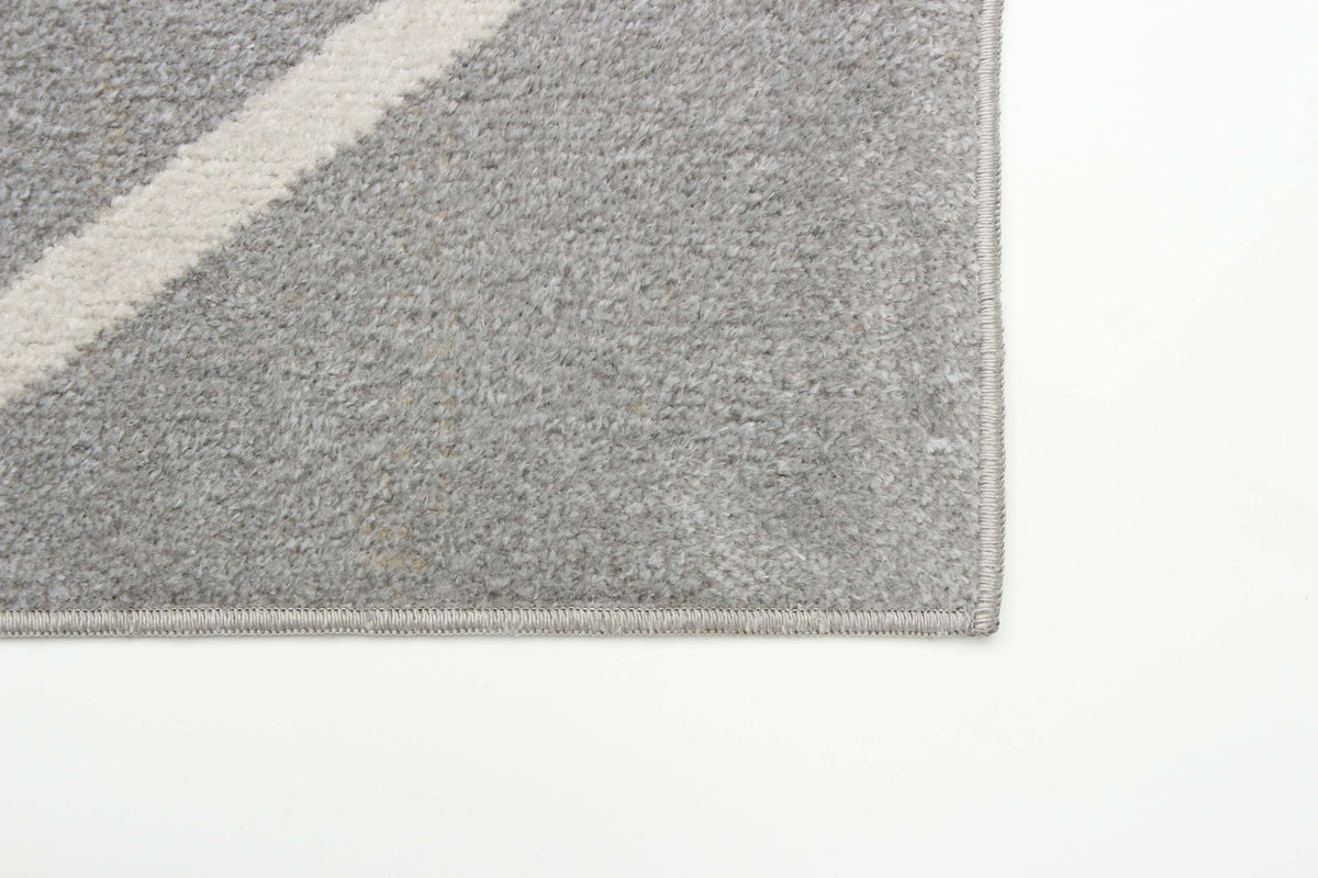 Tapis _ Fibres synthétiques _ Aqua Kenza Grey (3' x 5')