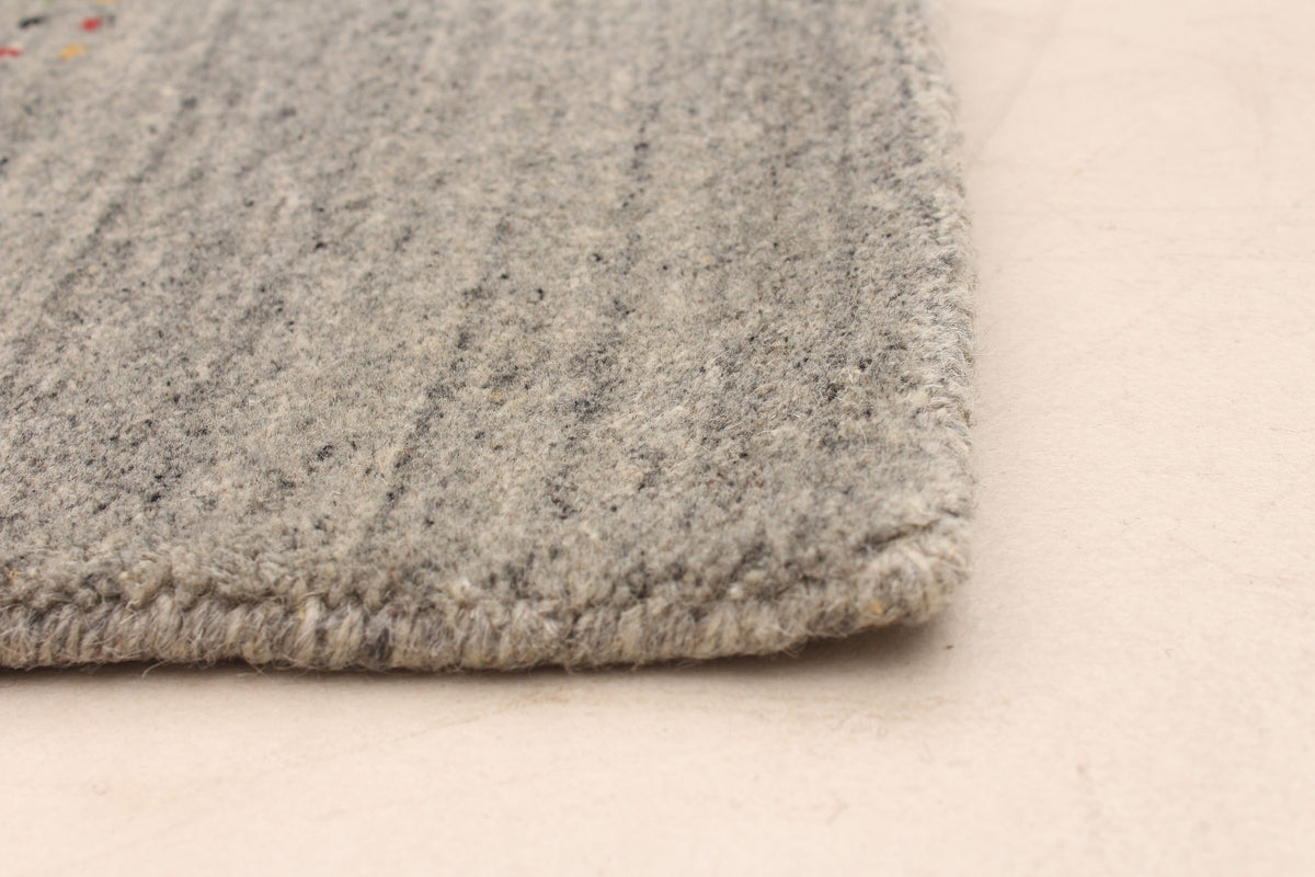 Tapis _ Joli _ Gabbeh Gris (7'10" x 9'7")