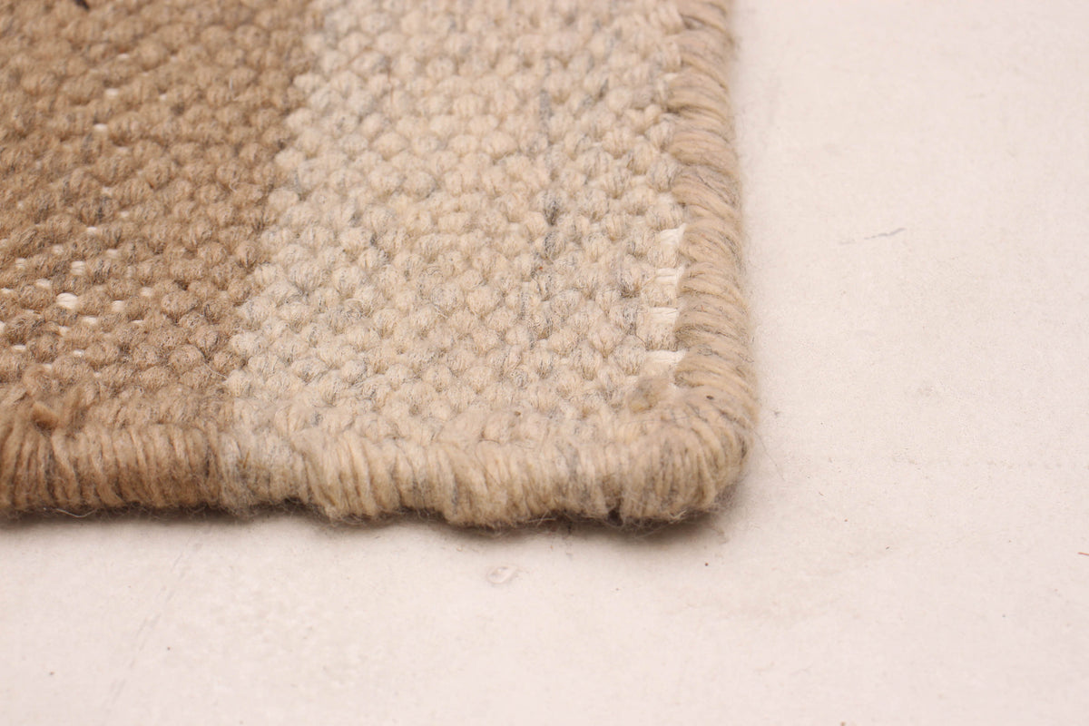 Tapis _ Ankara tan rayé (5 x 8,2)