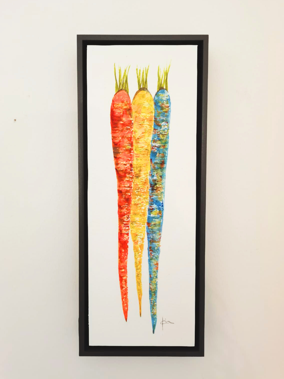 Art _ Diane Auger _ Carottes montées sur cadre petit