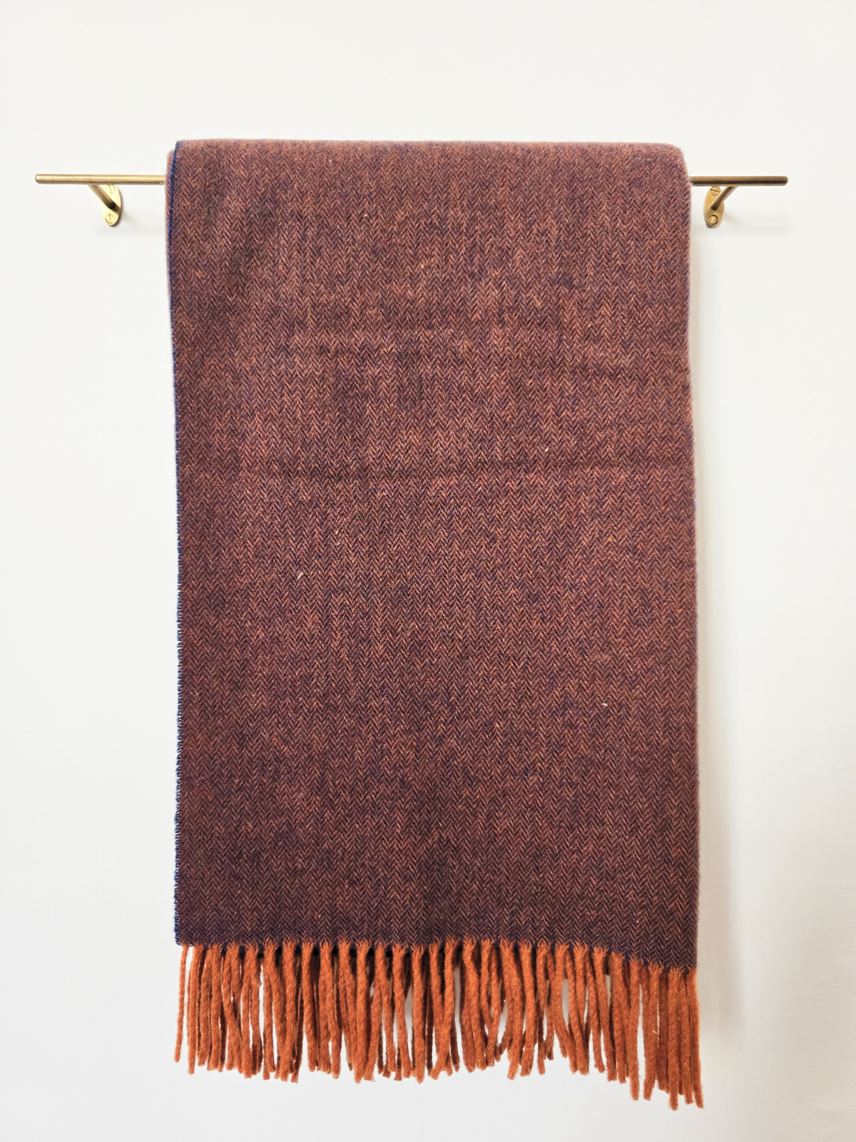 Household linen _ Mustard yellow throw