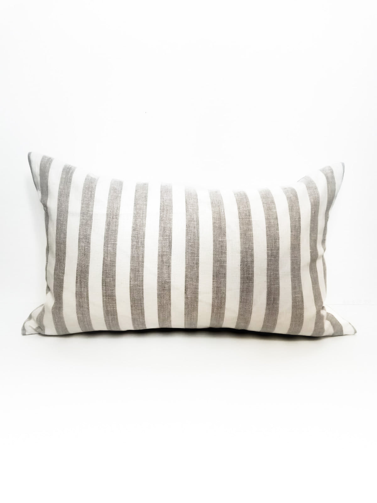 Cushion from Greece _ Beautiful taupe striped _ 16 x 24