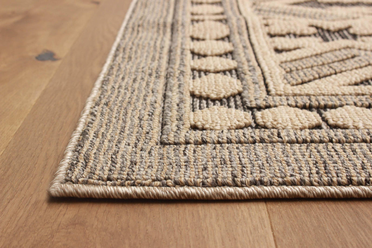 Tapis _ Genoa Taupe Polypropylene (3' x 5')
