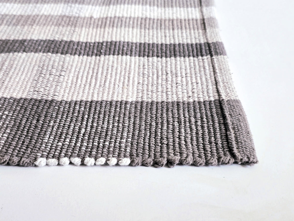 Tapis _ Petit gris violet à carreau (2 x 3)