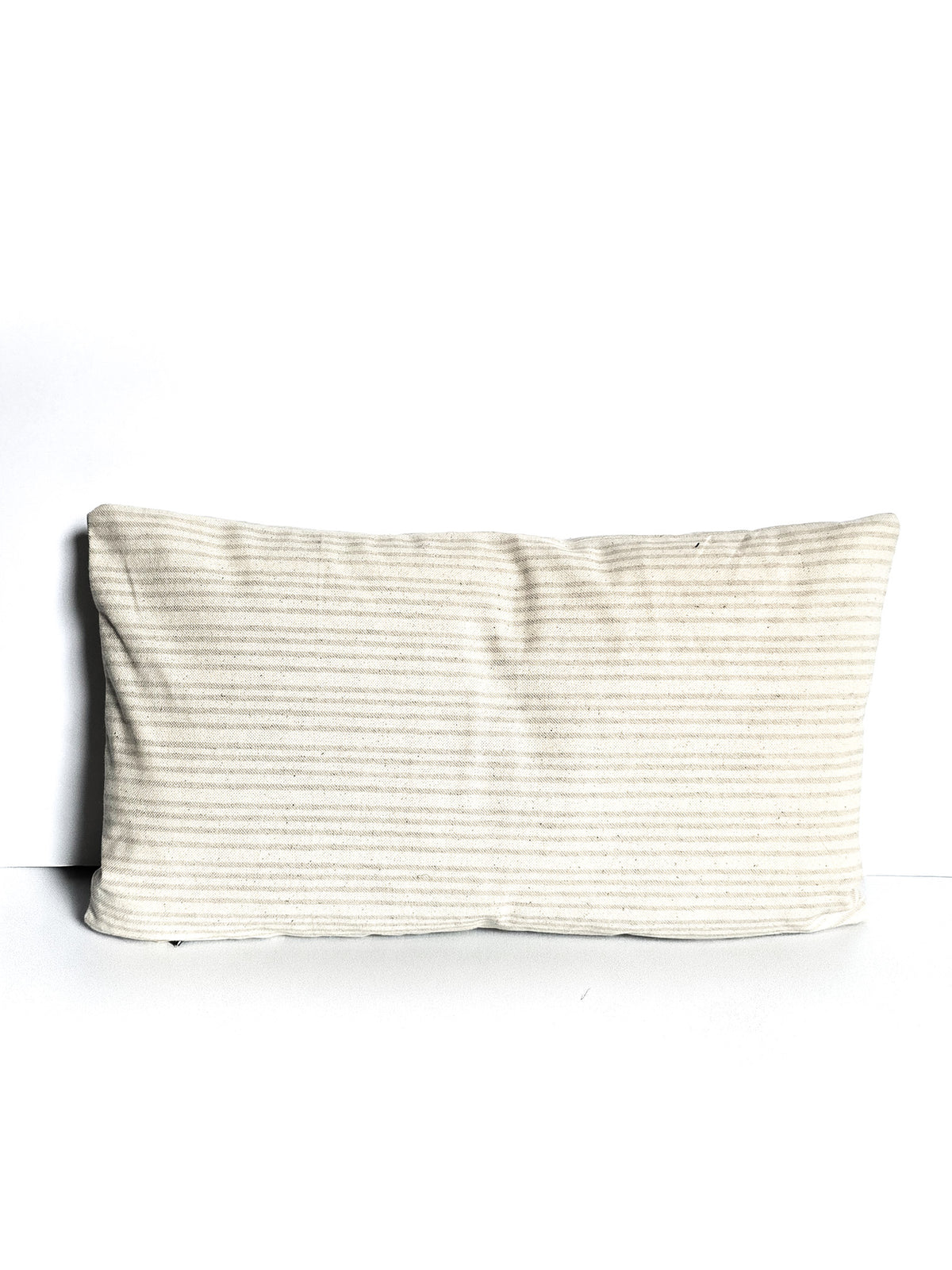 Greece cushion - Beautiful beige striped cushion - 12 x 20