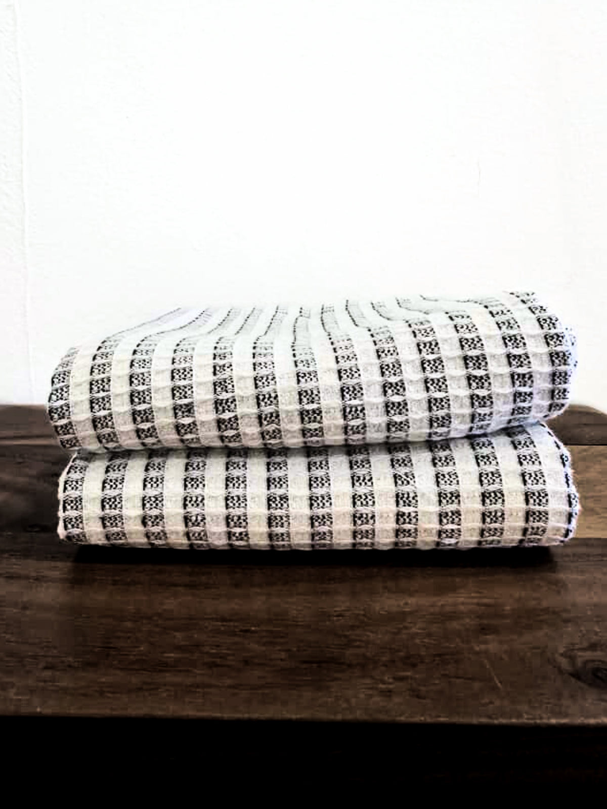 Household linen _ Kitchen _ Tea towel _ Black and white striped
