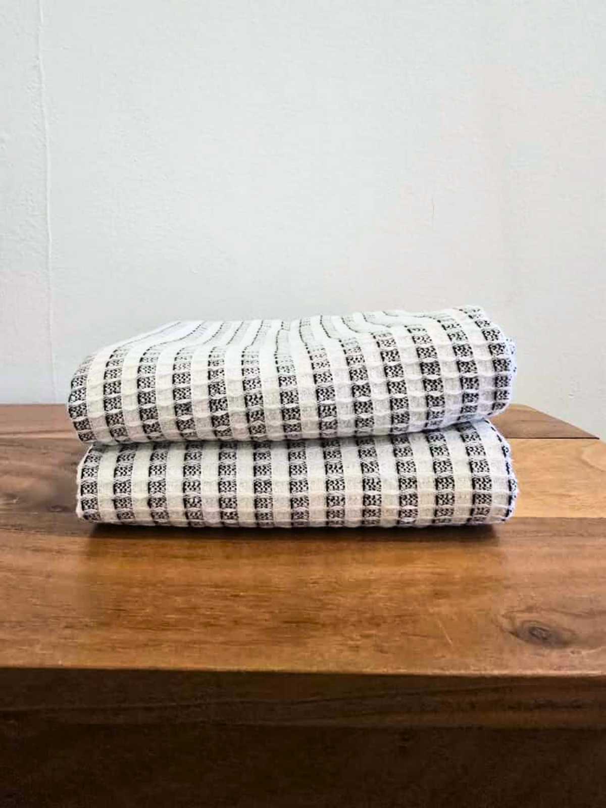 Household linen _ Kitchen _ Tea towel _ Black and white striped