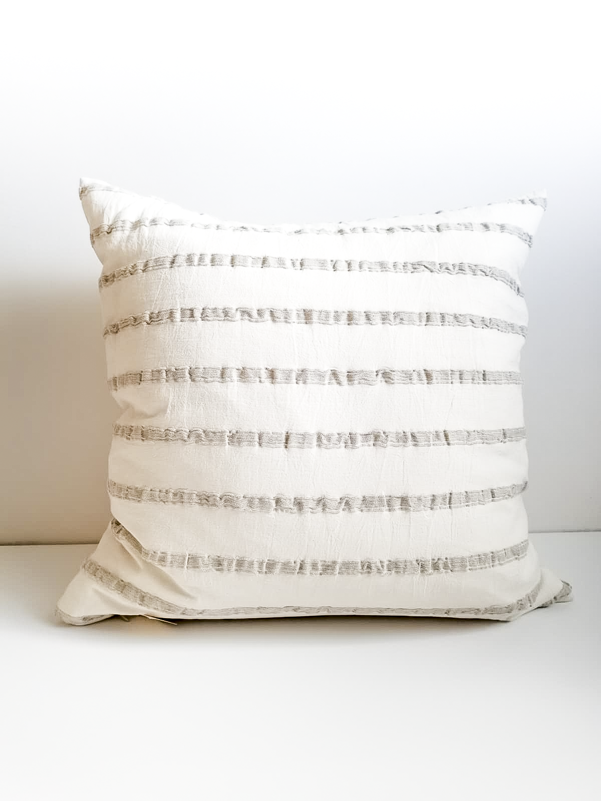 Cushion from Greece _ Beautiful vanilla cotton