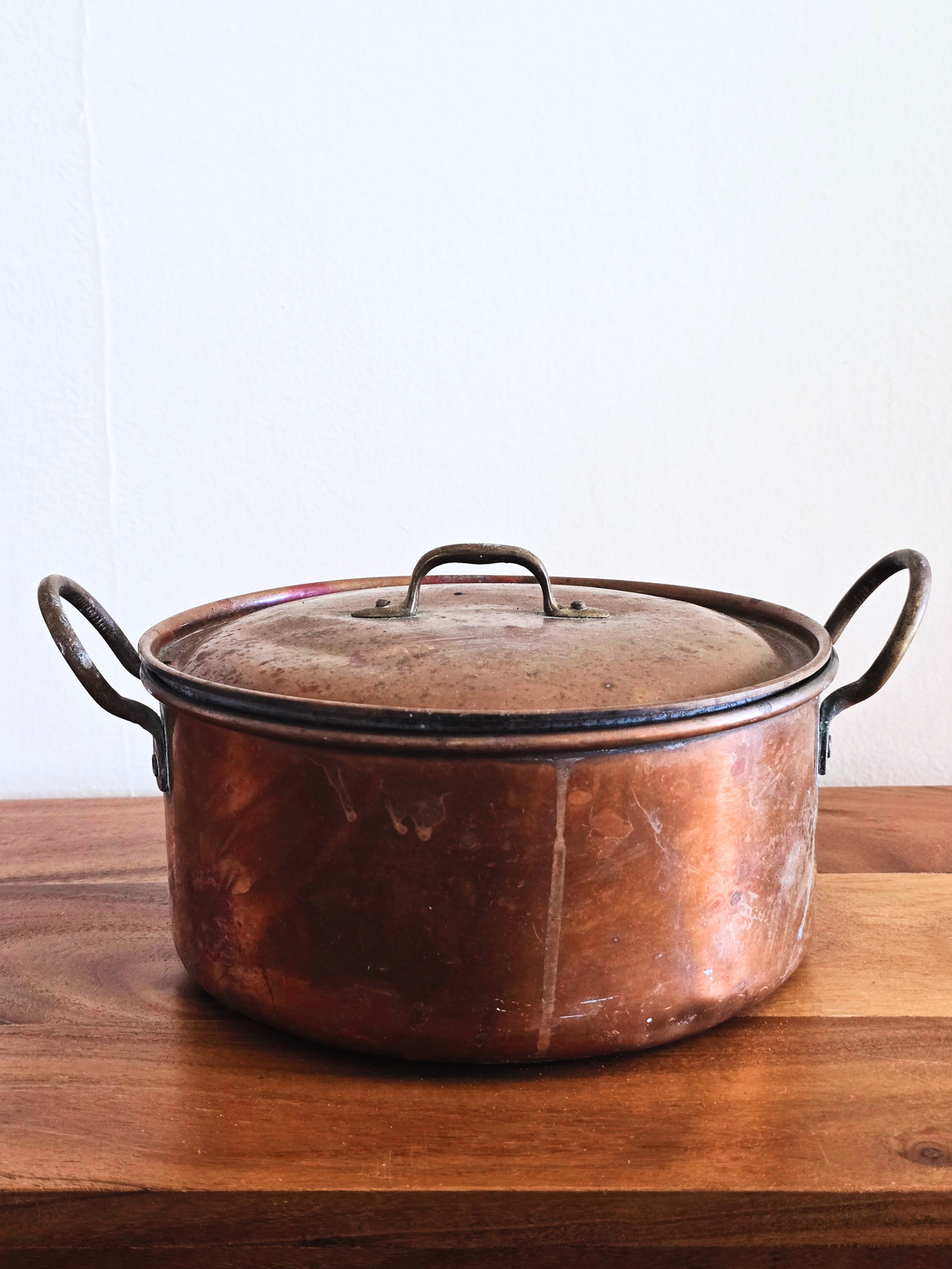 Accessoires _ Casserole vintage en cuivre