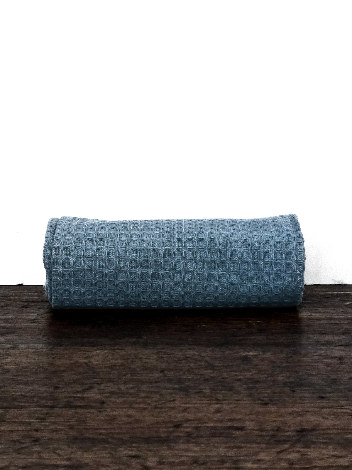 Linge de maison _ Cuisine _ Torchon _ Gris-bleu gaufré