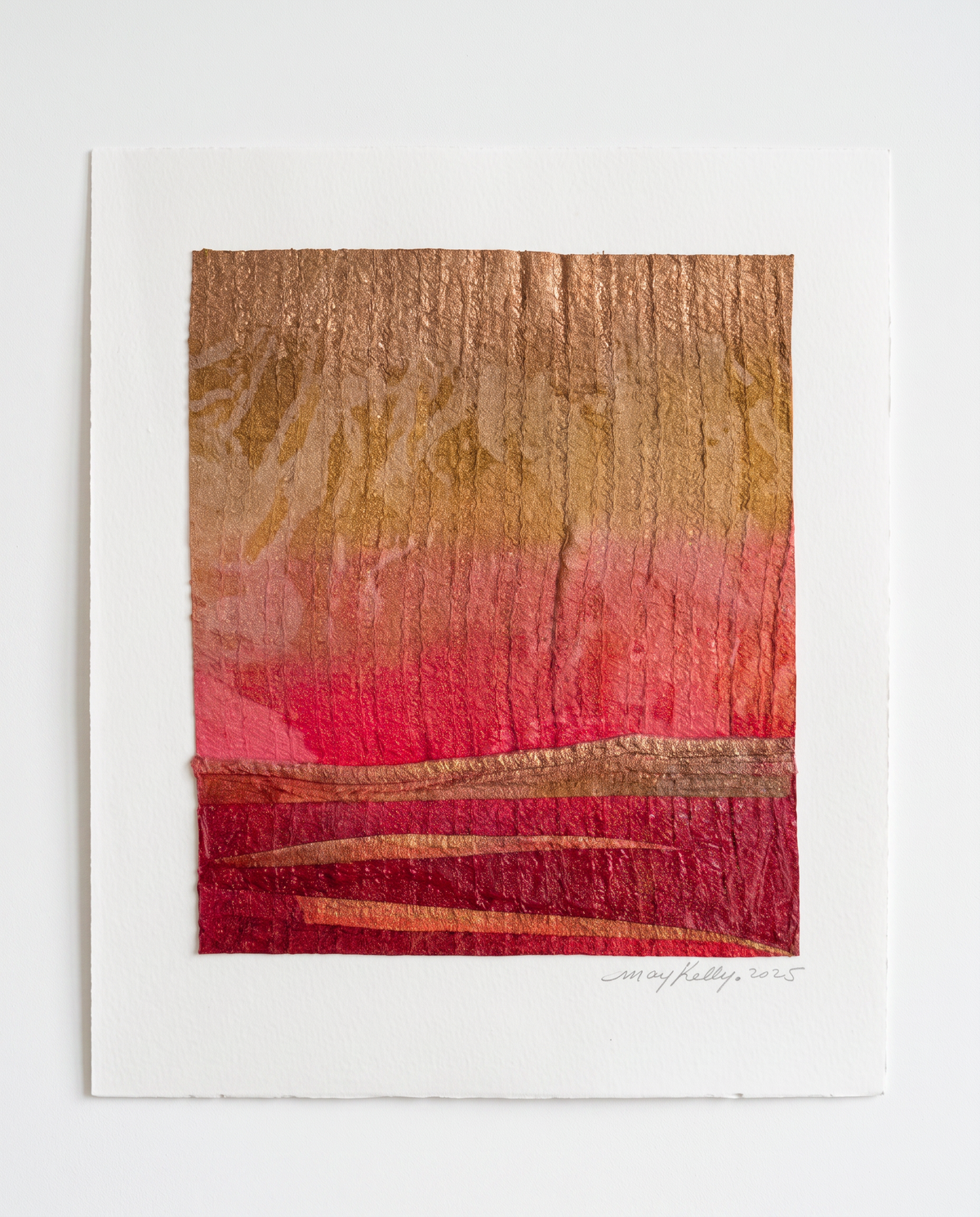 Art _ May Kelly _ Red Relief Landscapes
