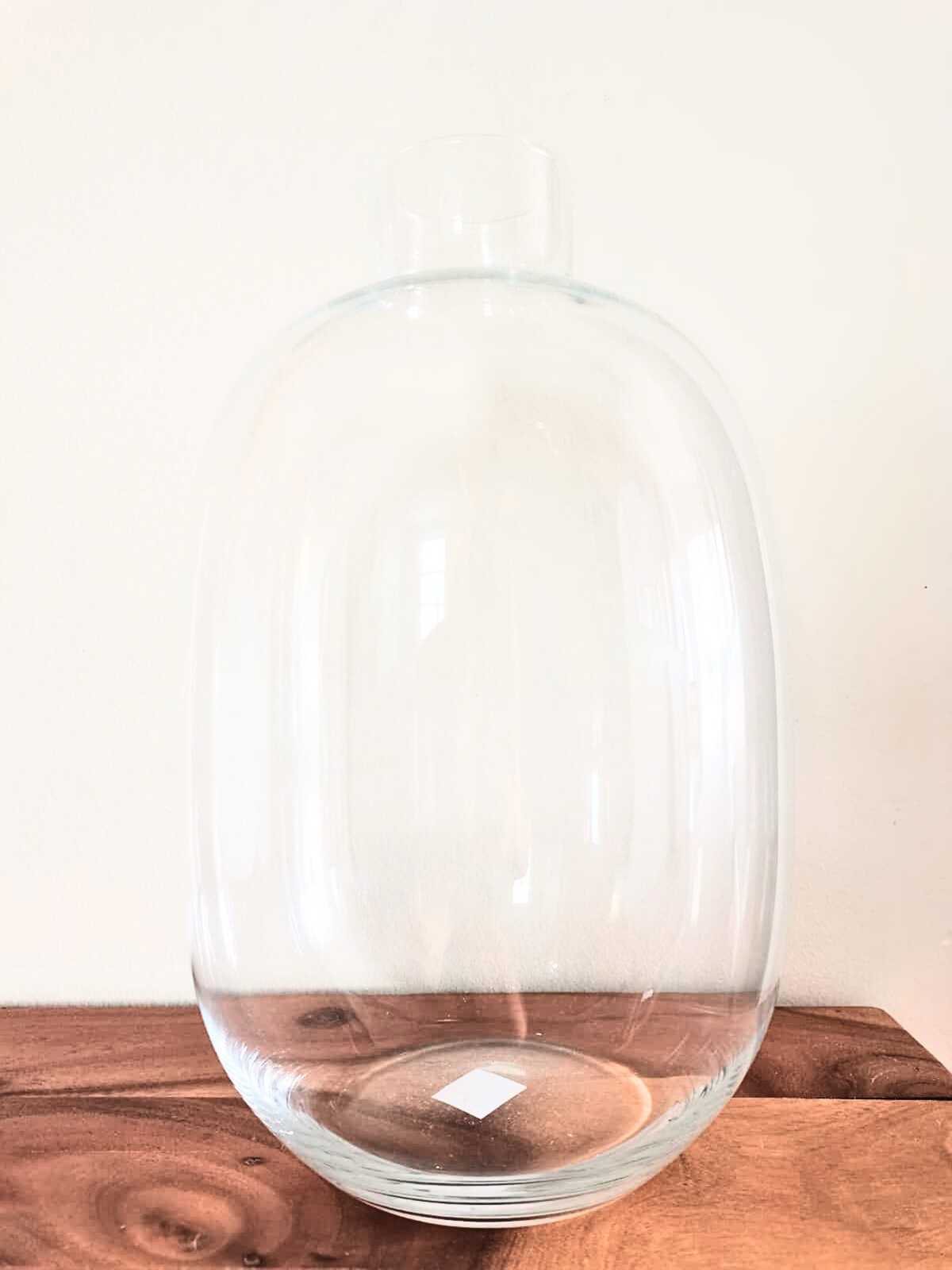 Accessoires _ Vase de verre arrondi