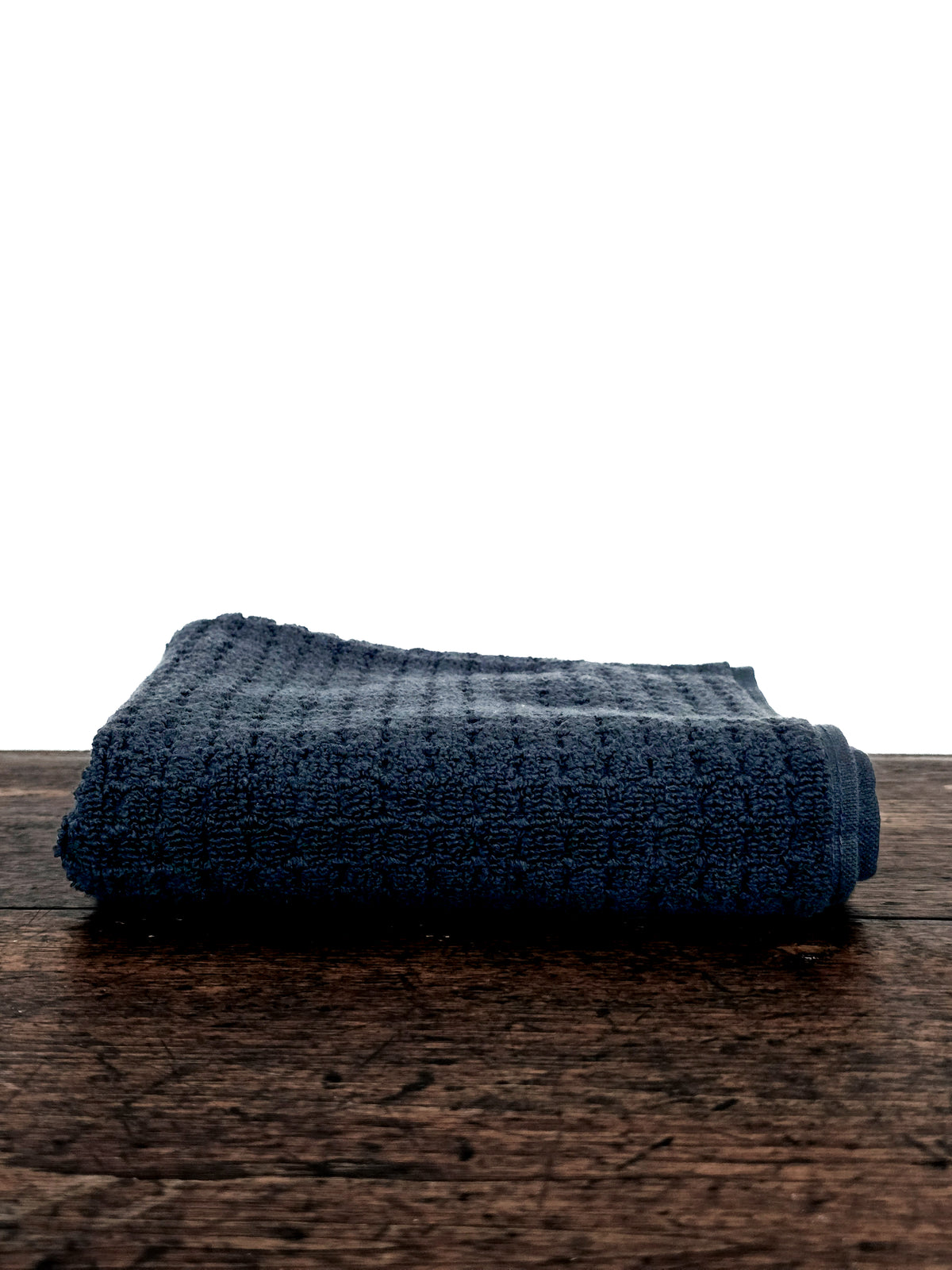 Household linens _ Hand towels _ Black waffle weave