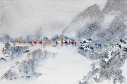 Art _ Carmen Altamirano _ Fjords et forêt