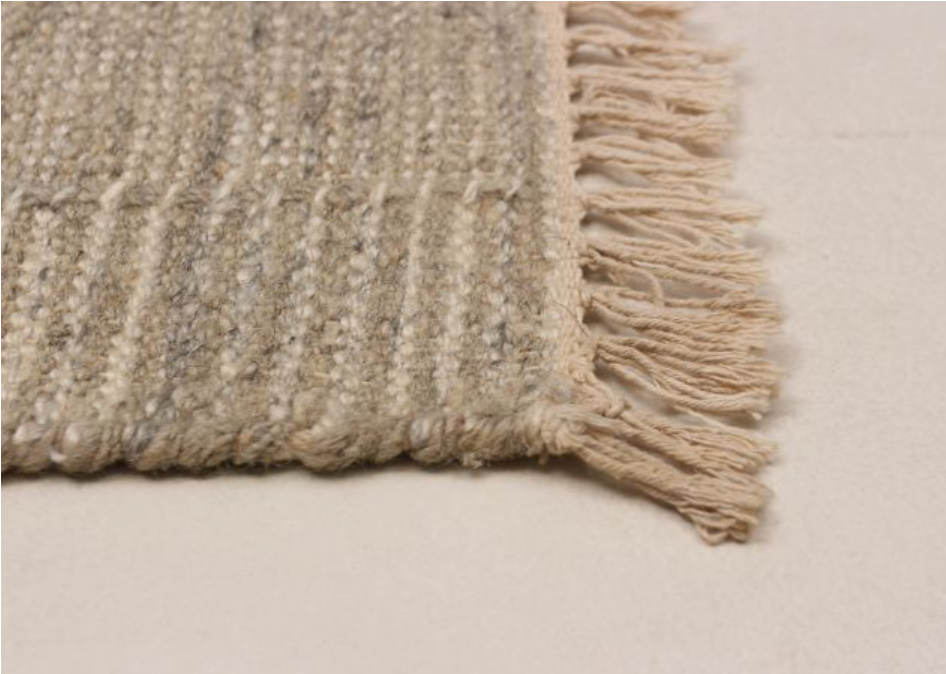 Tapis _ Kilim gris-vert (5,2 x 7,10)