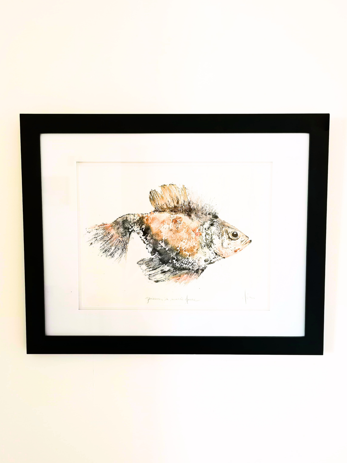 Art _ Diane Auger _ Poisson à marée douce