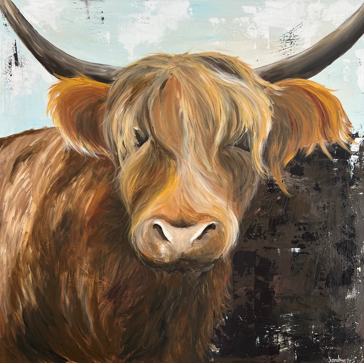Art _ Sandrine Leduc _ Boeuf highland