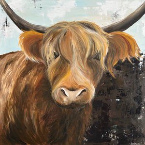 Art _ Sandrine Leduc _ Highland Cow