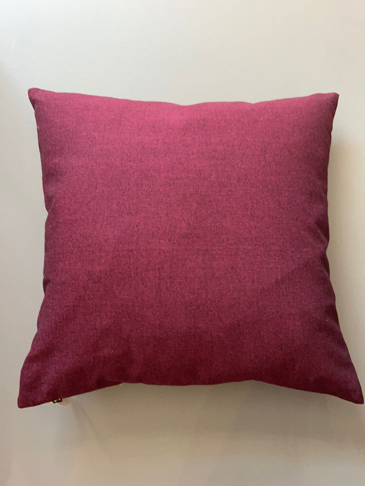 Coussin de Grèce _ Beau coton tissé rubis