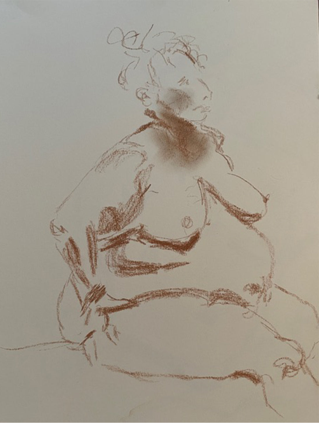 Art _ Lyse Mérineau _ Nu brique