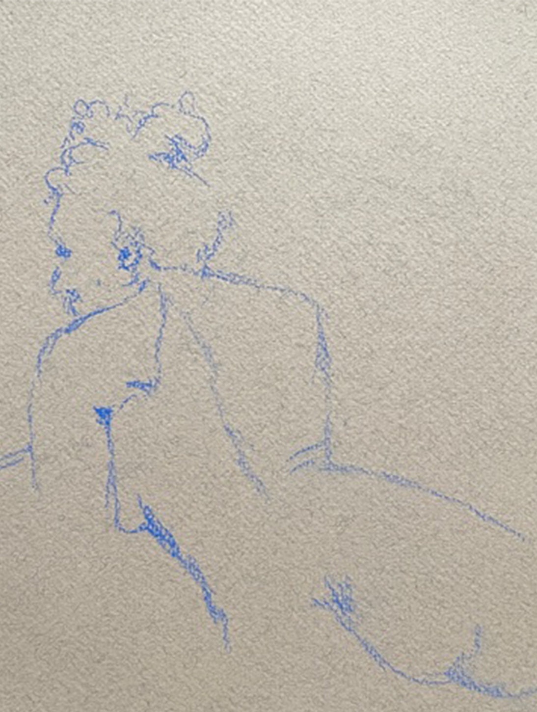Art _ Lyse Mérineau _ Nu bleu