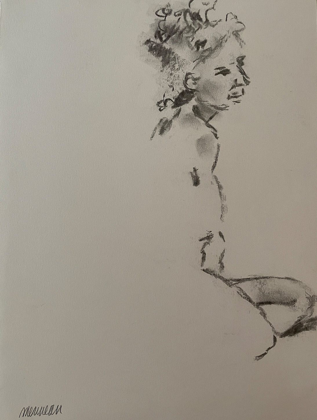 Art _ Lyse Mérineau _ Nu trait noir