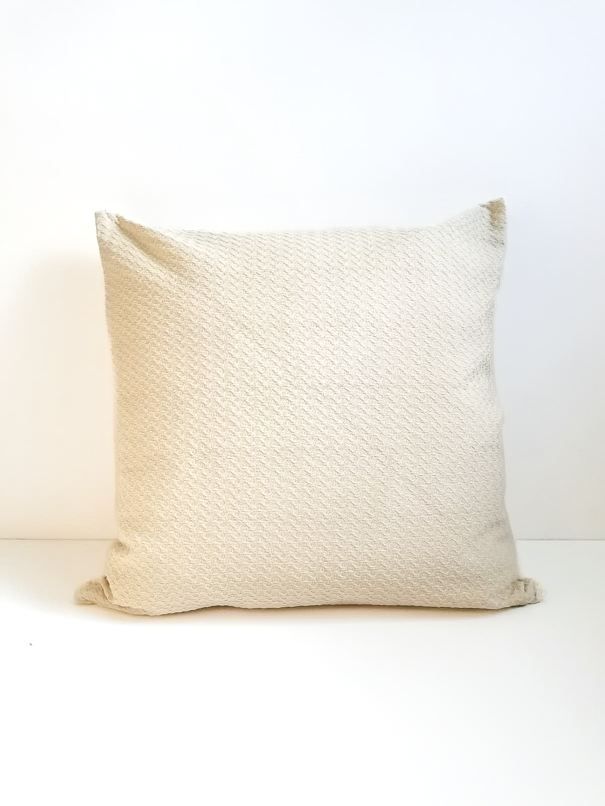 Coussin de Grèce _ Beau chevrons crème