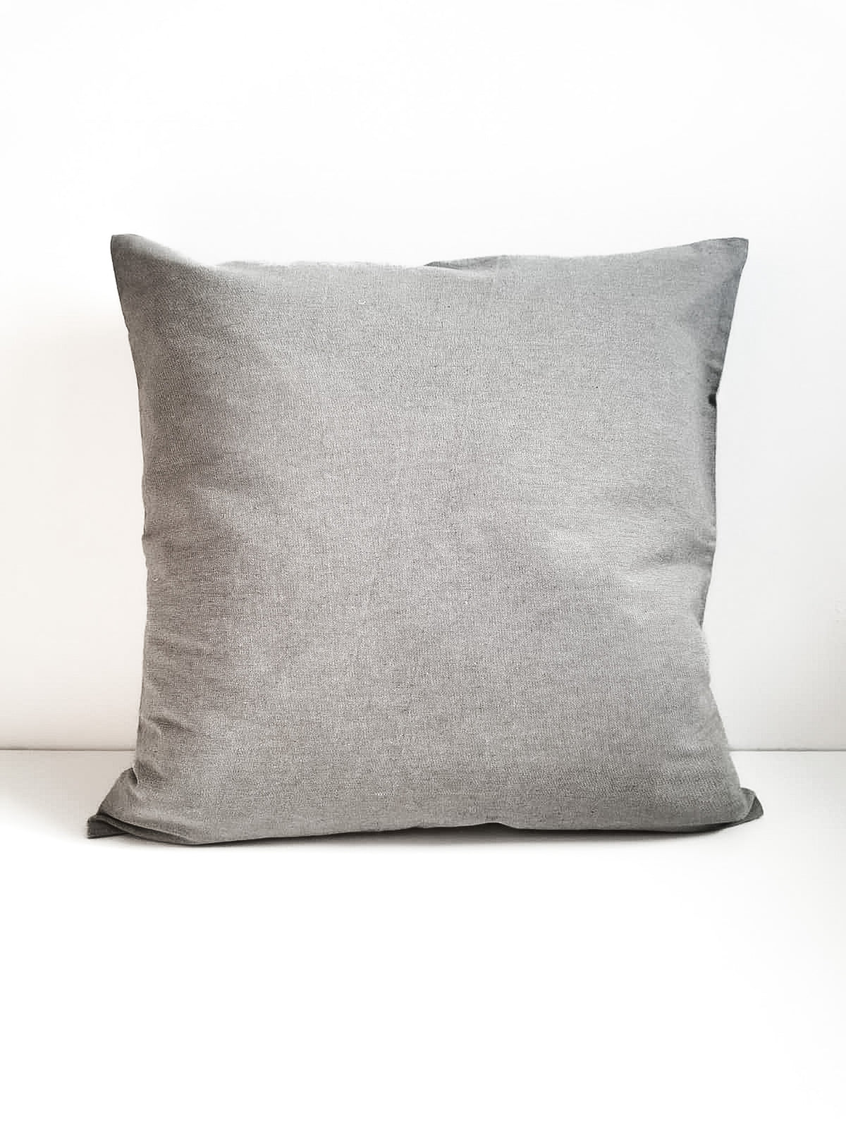 Cushion from Greece _ Beautiful mouse gray canvas