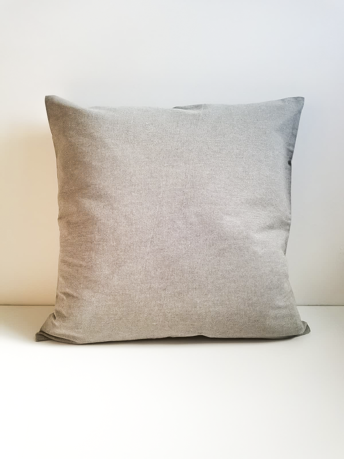 Cushion from Greece _ Beautiful mouse gray canvas