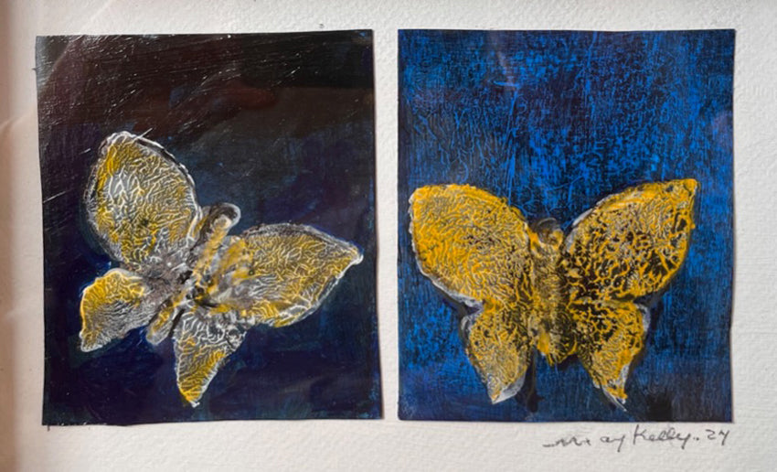 Art _ May Kelly  _ Papillons en duo