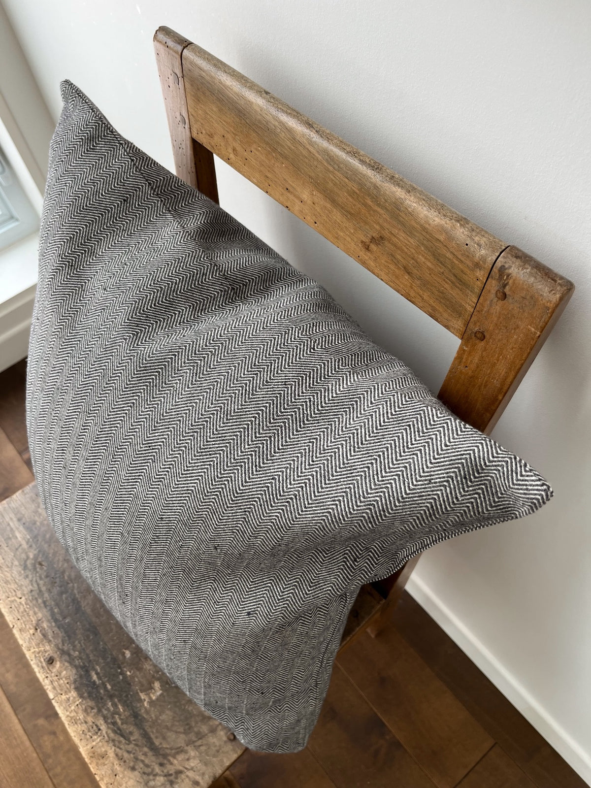 Coussins de Grèce 24 x 24 _ Doux chevrons